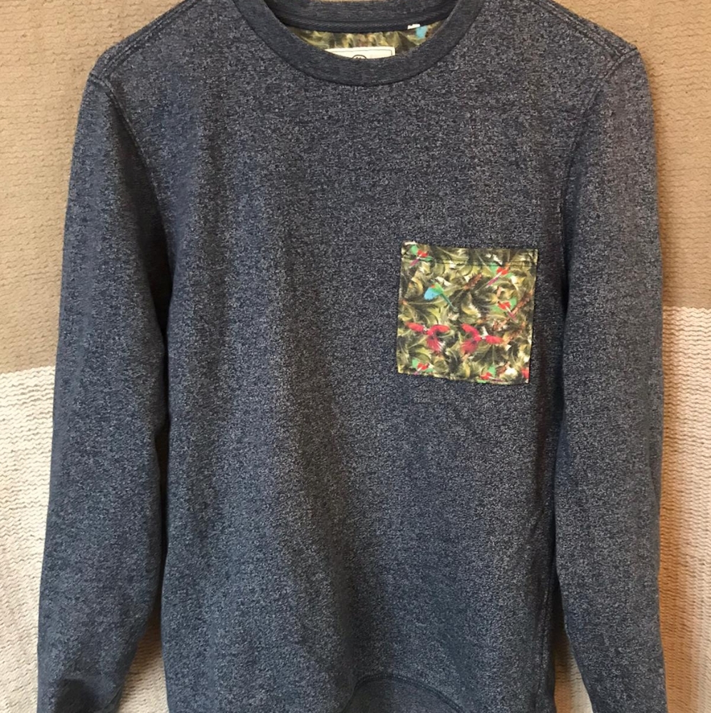 Pattern Pocket Sweater